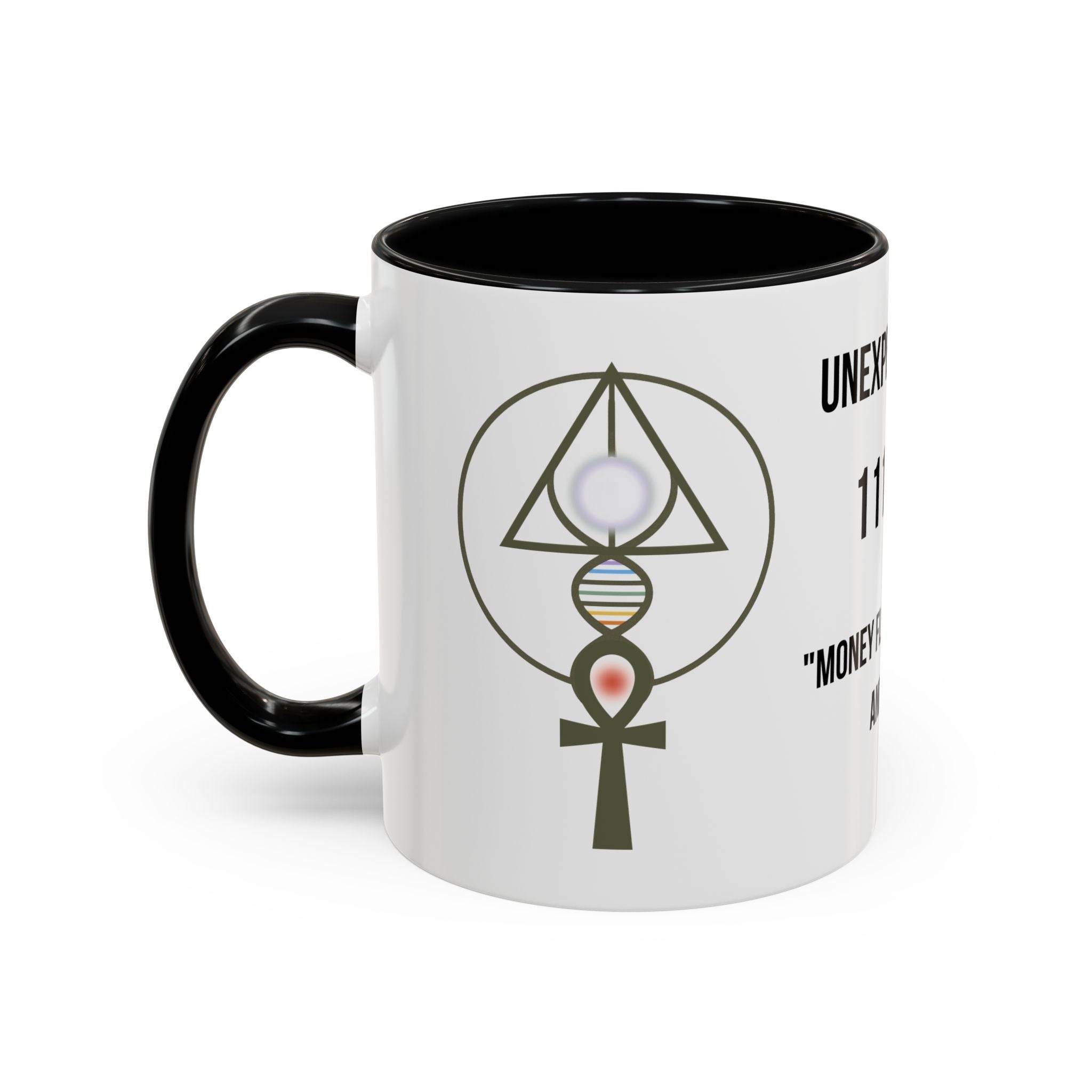 Affirmation Mug – "Unexpected Money Code" Coffee Cup