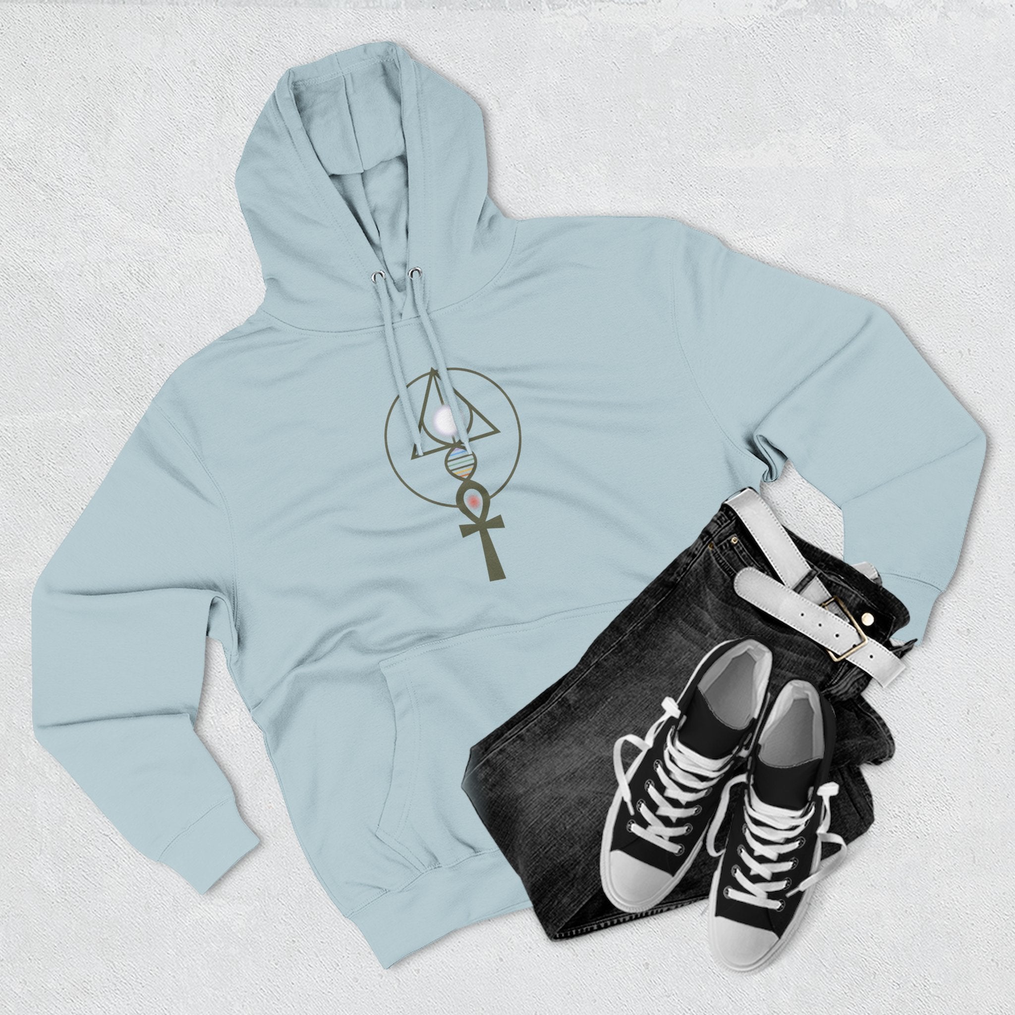 Hoodie -  Activated BLC Symbol & "Unexpected Money Code" Binary Design