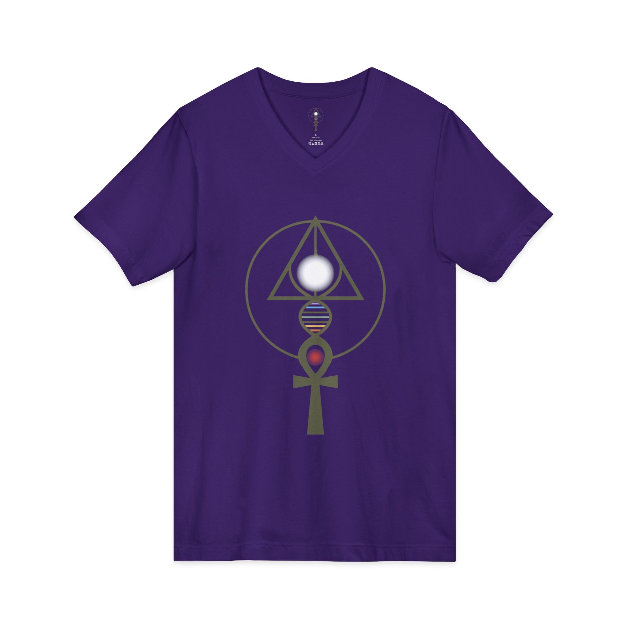 Money Manifestation V-Neck Tee - "Unexpected Money Code"
