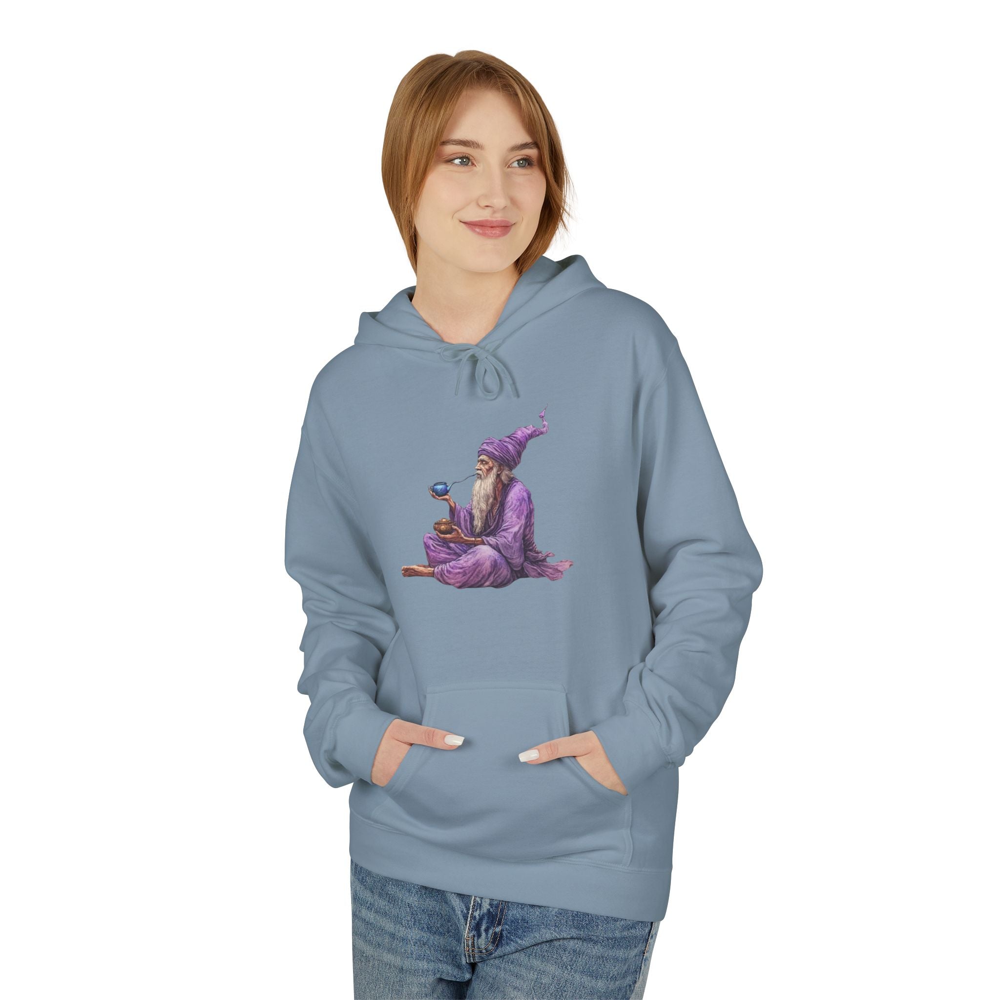 Binary Light Codes Wizard Hoodie
