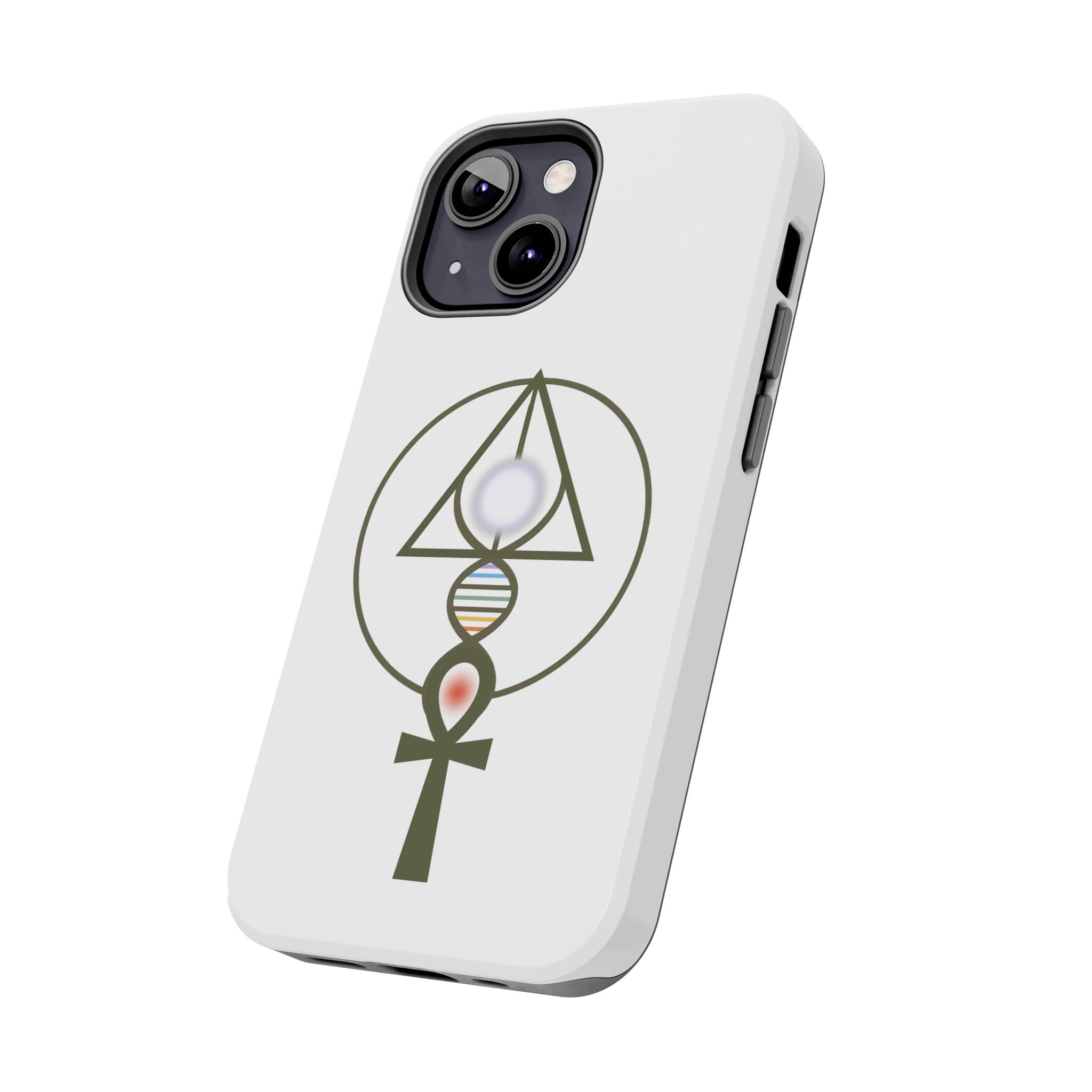 Binary Light Code Logo Phone Cover - Activated Apparel