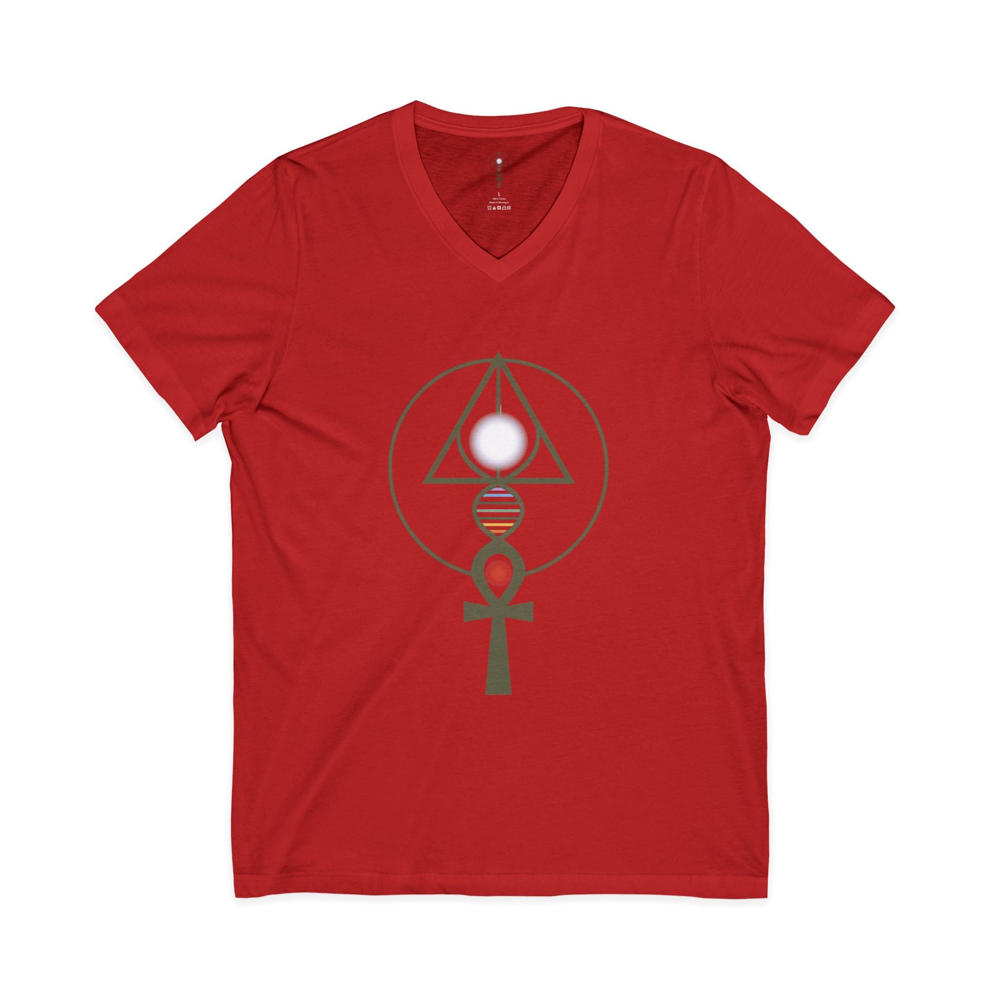 Money Manifestation V-Neck Tee - "Unexpected Money Code"