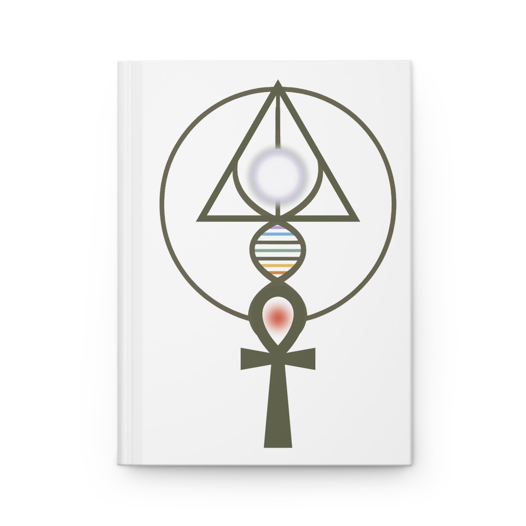 Binary Light Codes Logo Hardcover Journal - "Individually Divine, Universally the Same"