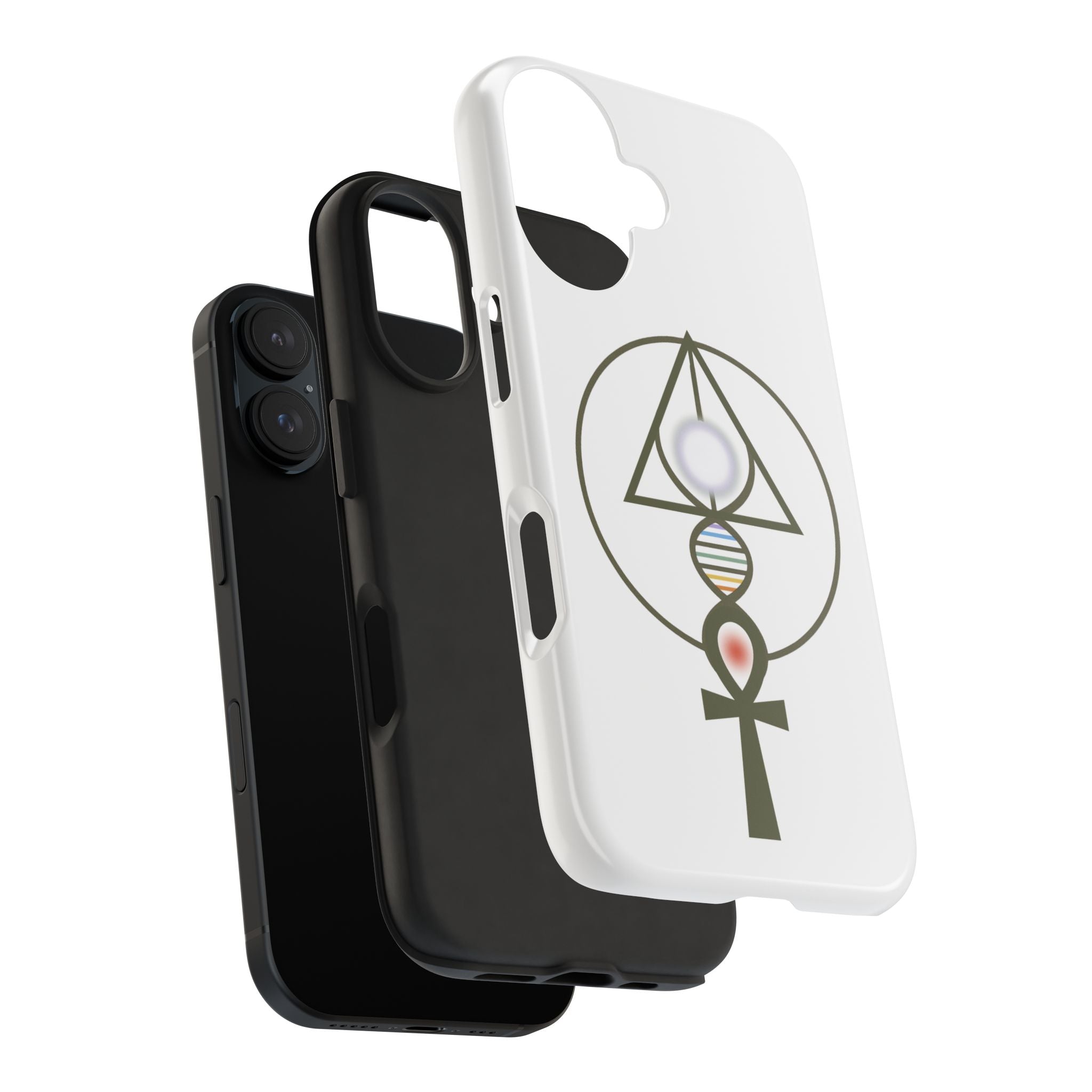 Binary Light Code Logo Phone Cover - Activated Apparel