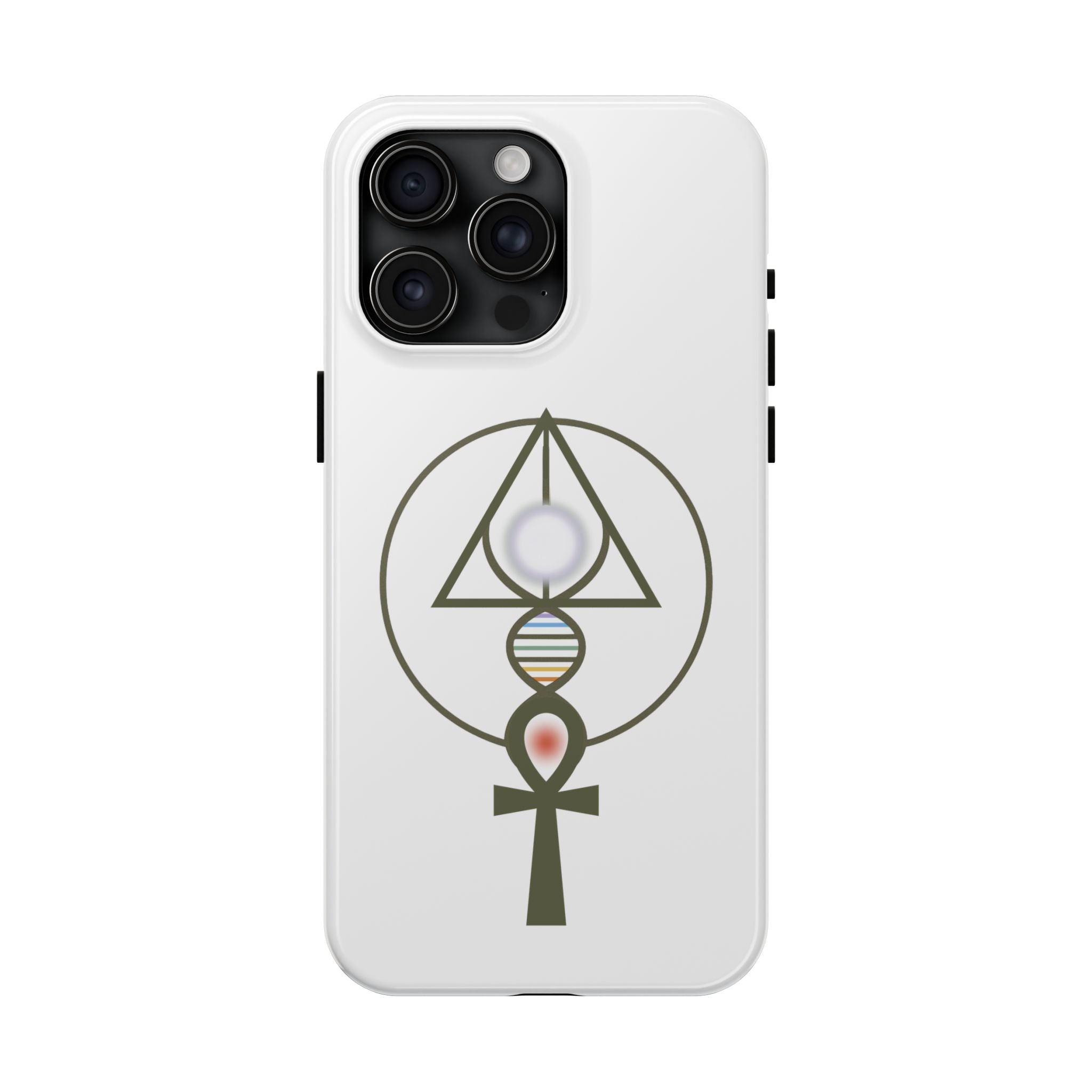 Binary Light Code Logo Phone Cover - Activated Apparel