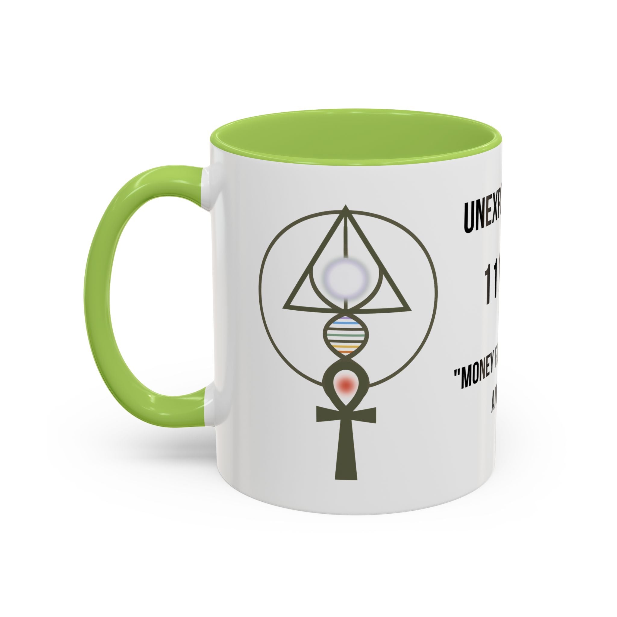 Affirmation Mug – "Unexpected Money Code" Coffee Cup