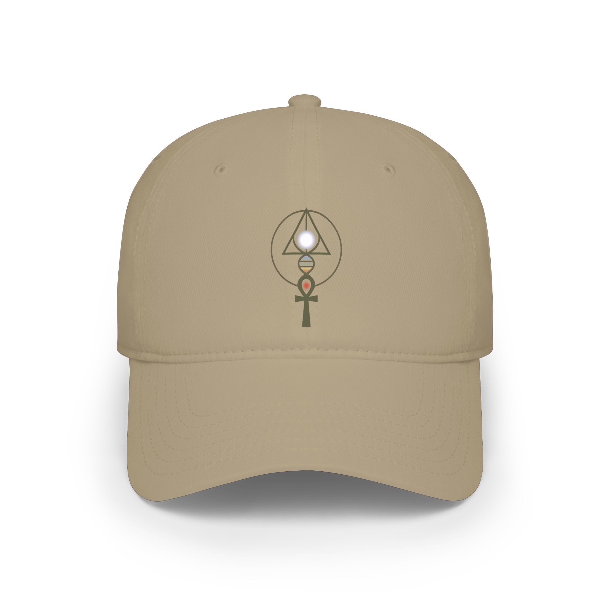 Binary Light Code Logo - Low Profile Baseball Cap