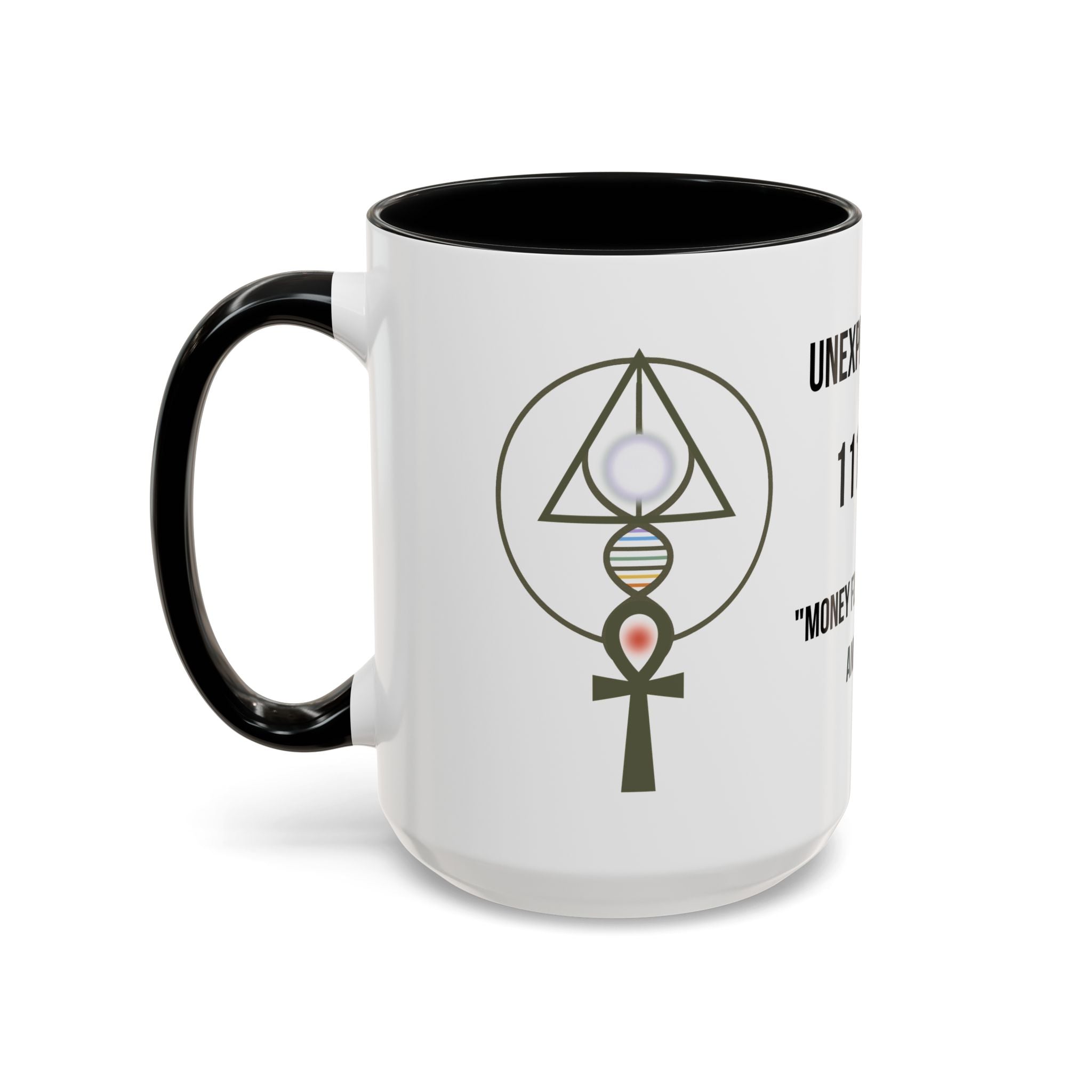 Affirmation Mug – "Unexpected Money Code" Coffee Cup