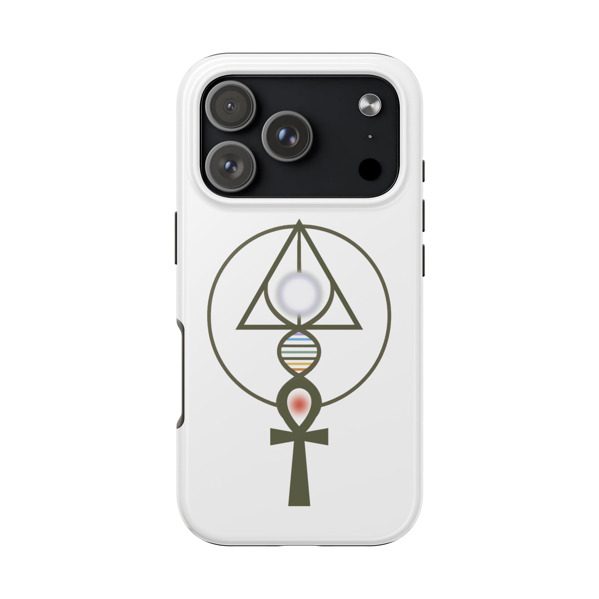 Binary Light Code Logo Phone Cover - Activated Apparel