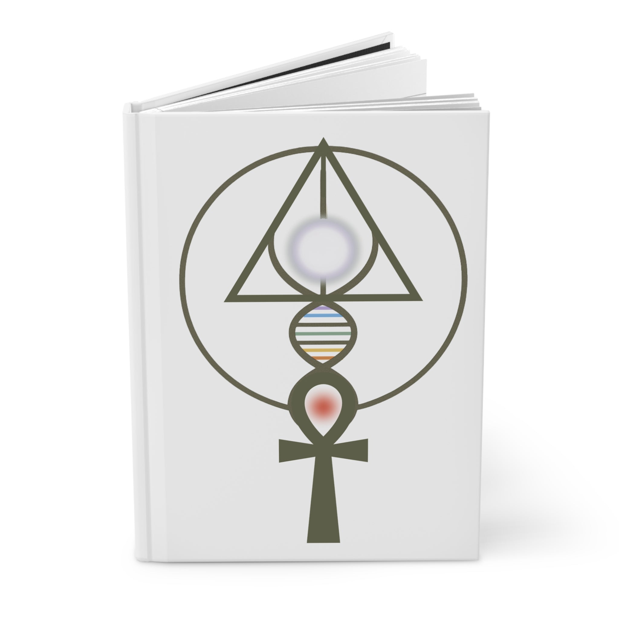 Binary Light Codes Logo Hardcover Journal - "Individually Divine, Universally the Same"