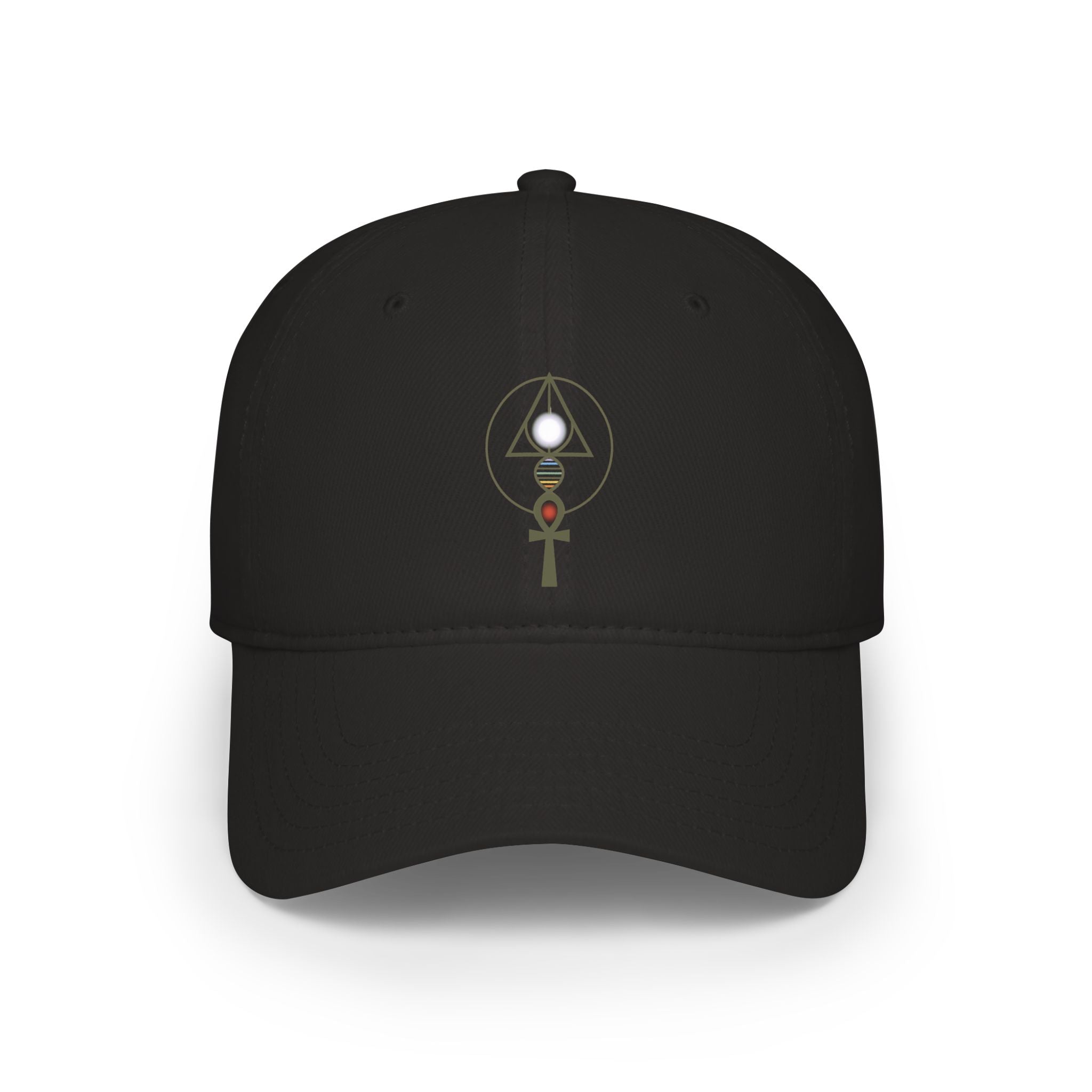 Binary Light Code Logo - Low Profile Baseball Cap