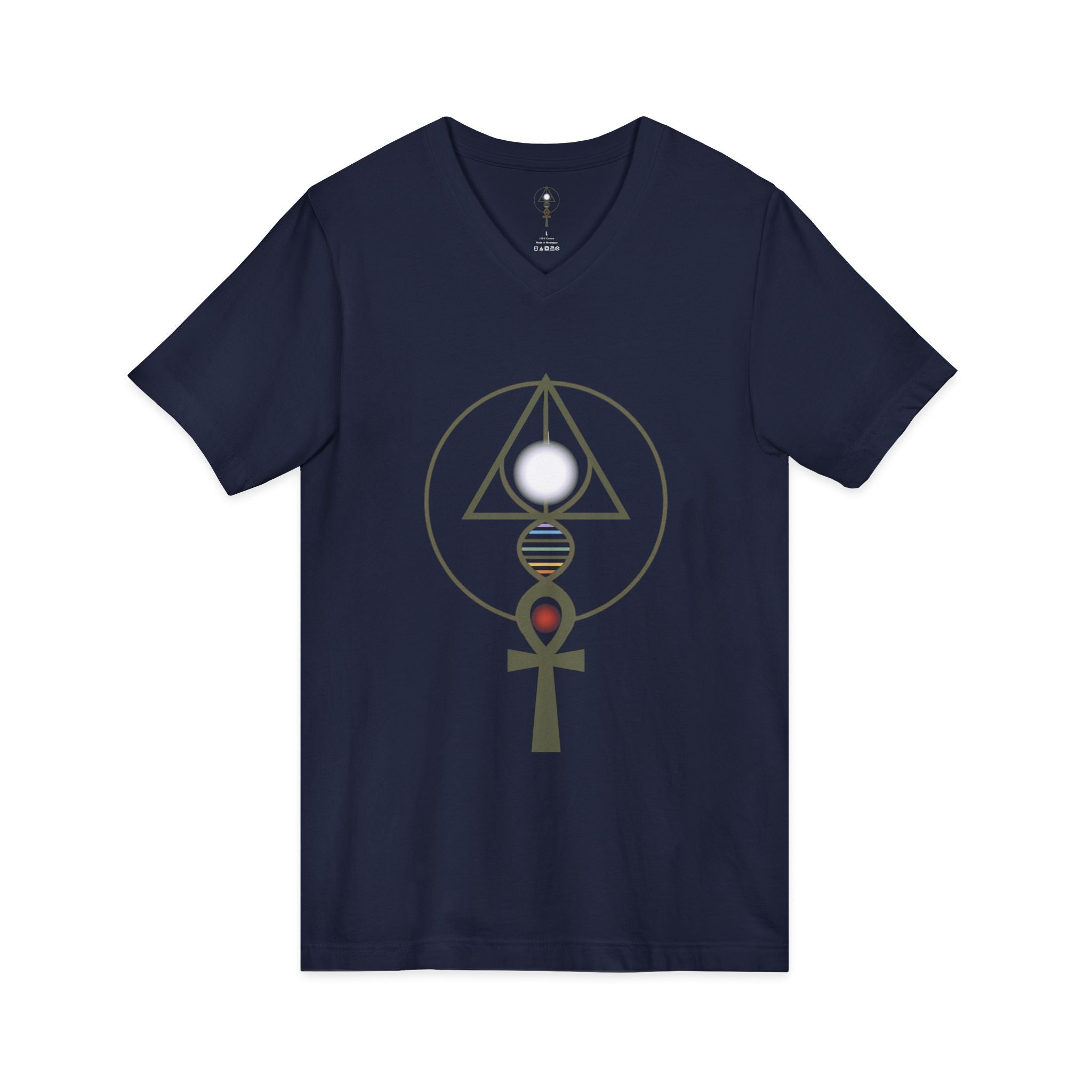 Money Manifestation V-Neck Tee - "Unexpected Money Code"