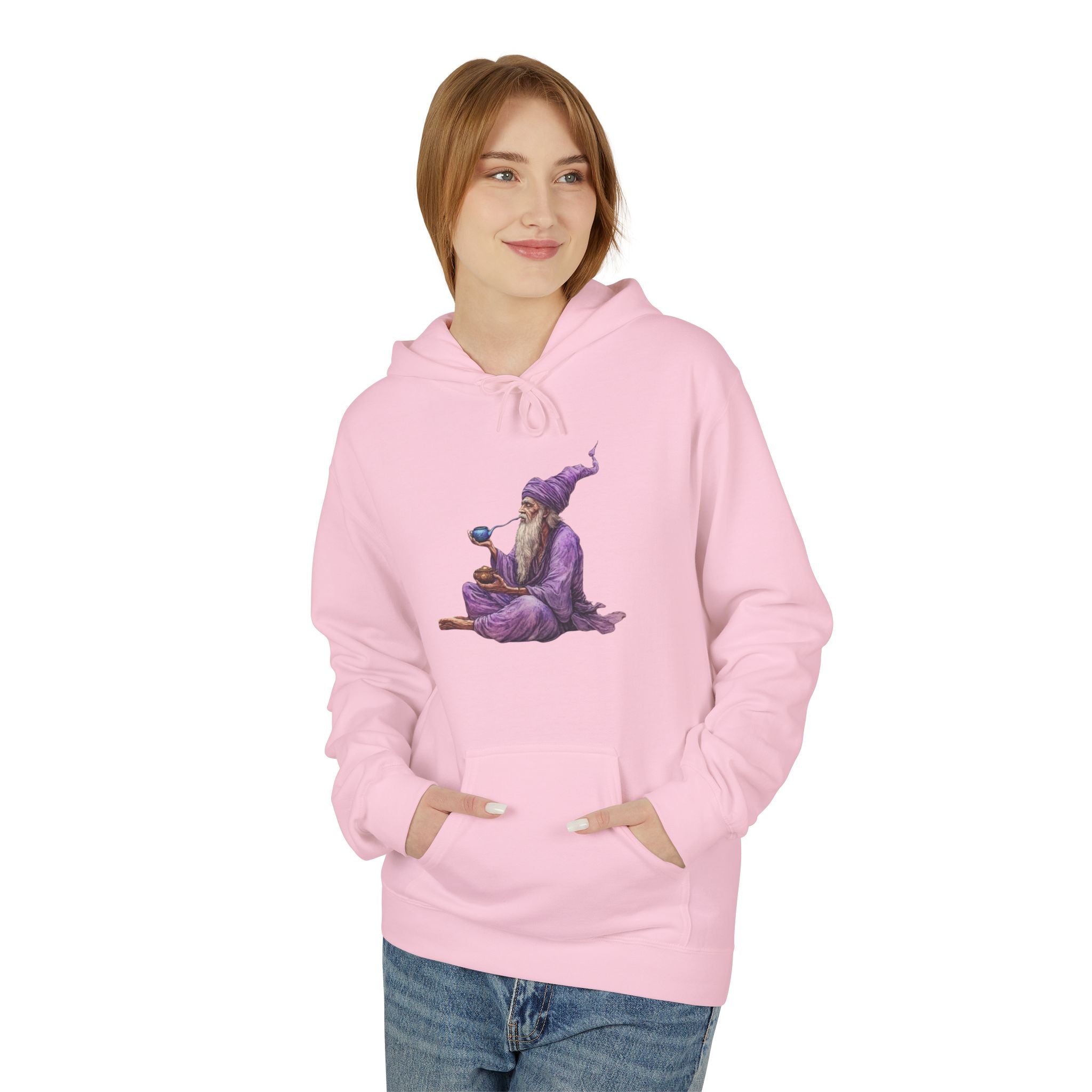 Binary Light Codes Wizard Hoodie