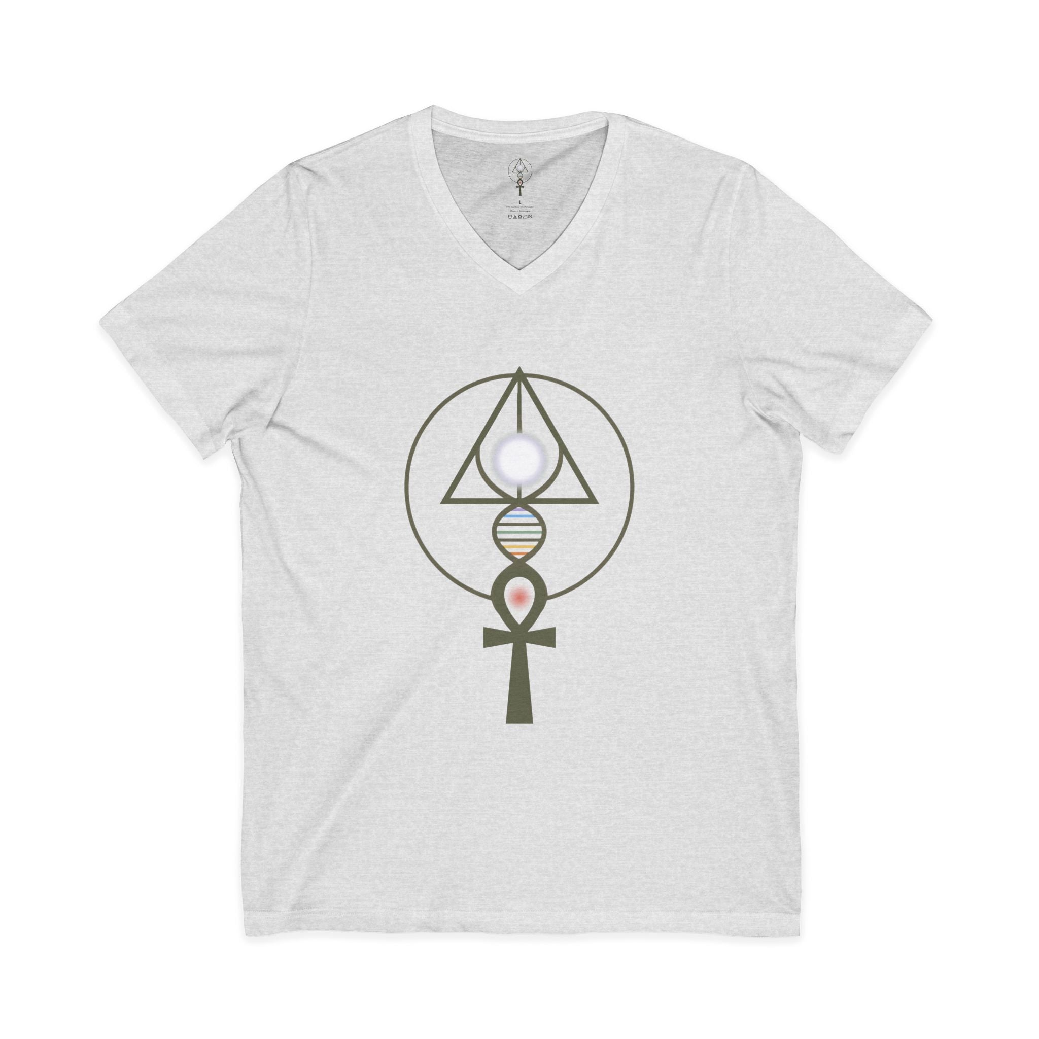 Money Manifestation V-Neck Tee - "Unexpected Money Code"