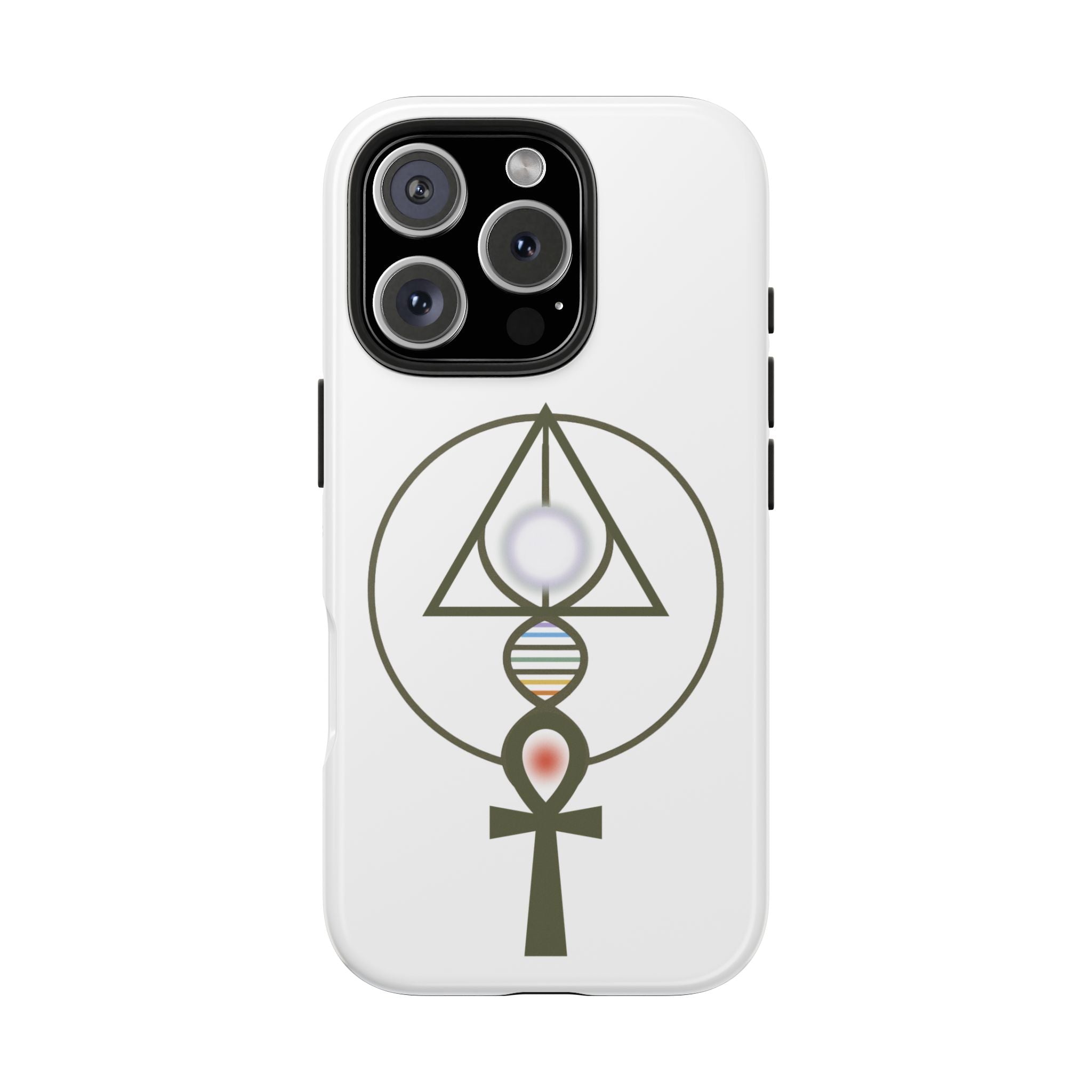 Binary Light Code Logo Phone Cover - Activated Apparel