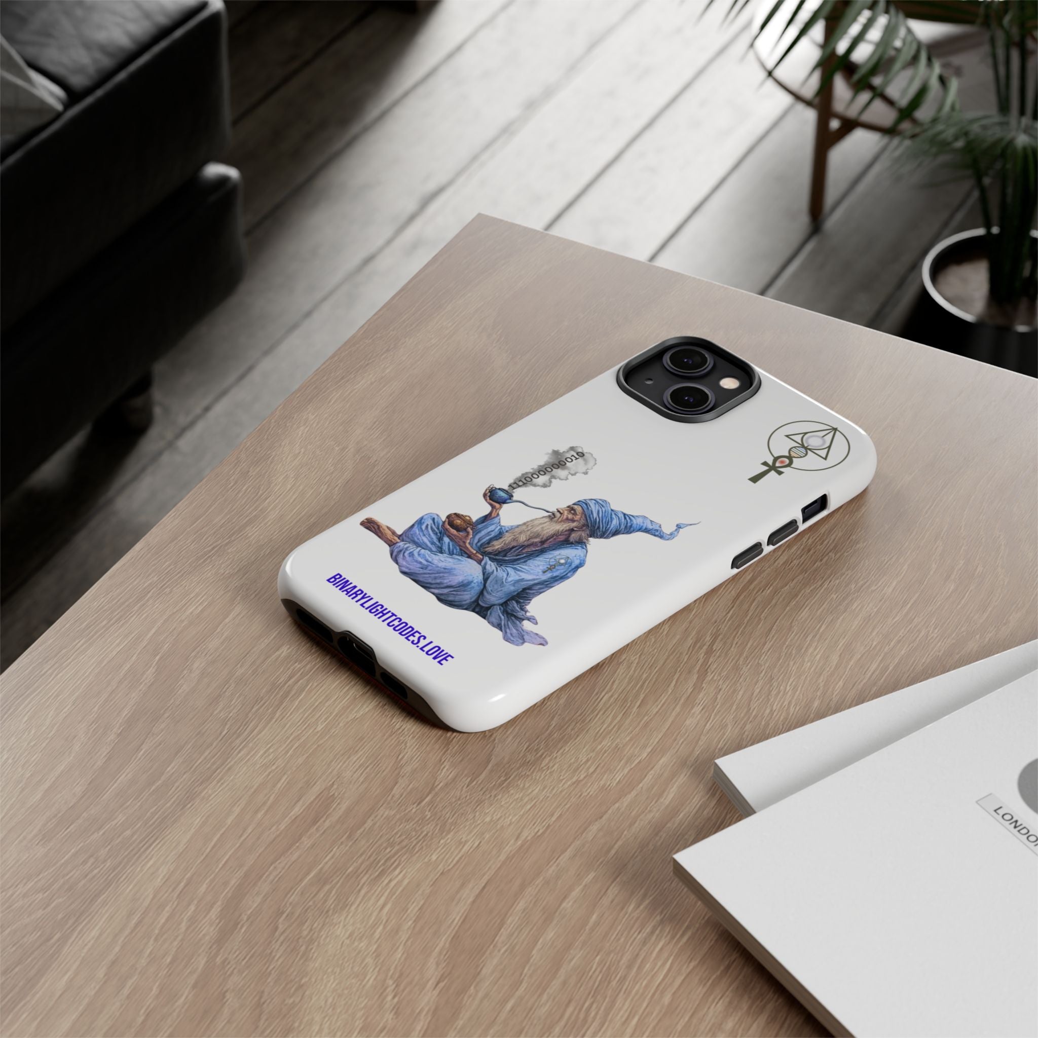 Binary Wizard Phone Case - Legacy Key in Smoke