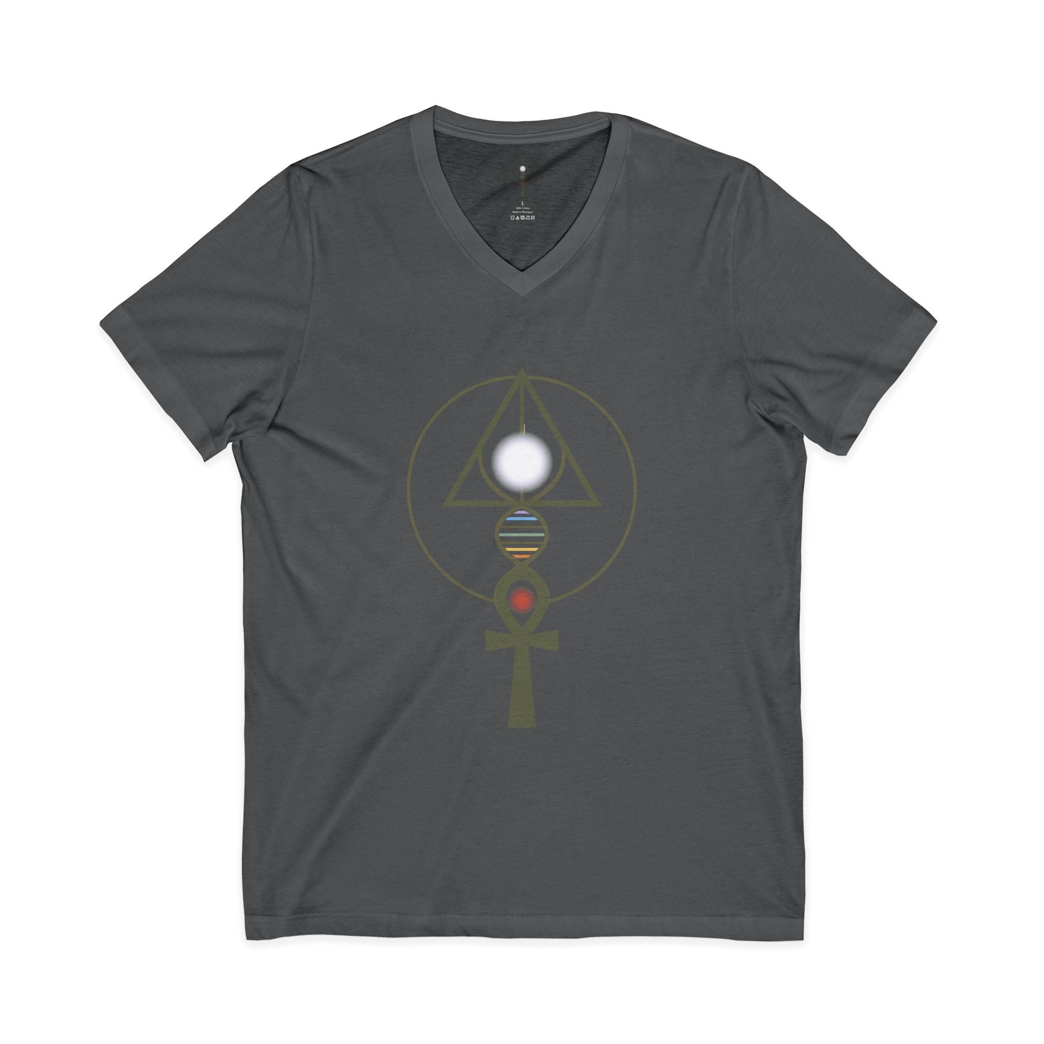 Money Manifestation V-Neck Tee - "Unexpected Money Code"