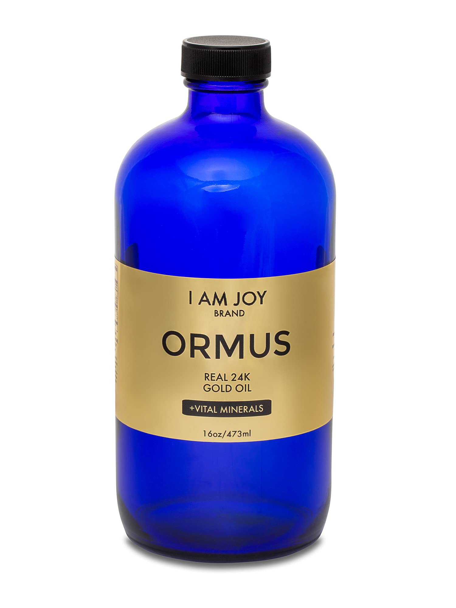 I Am Joy co. Ormus Gold Oil Monoatomic Helps to Decalcify Pineal Gland Repair DNA Increase Manifestation Speed - Rich with Minerals Platinum Iridium Using Non Chemical Solvent Extraction Large 16oz