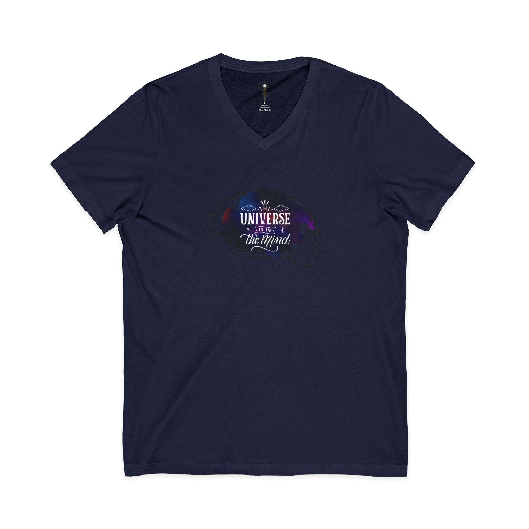 The Universe is in the Mind V-Neck Tee