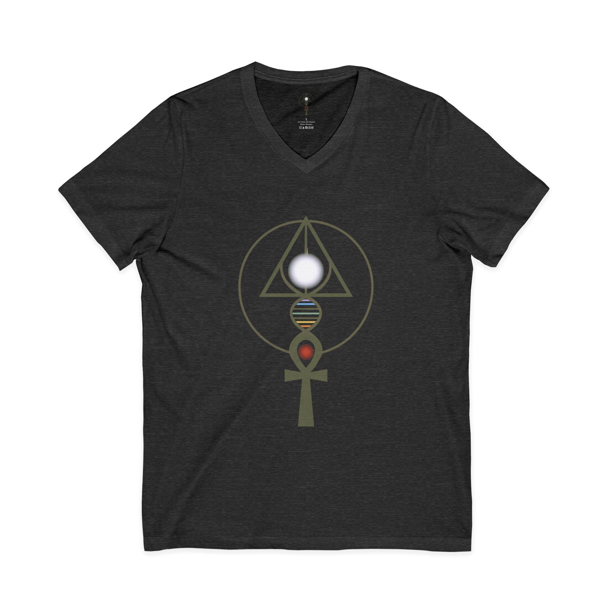 Money Manifestation V-Neck Tee - "Unexpected Money Code"