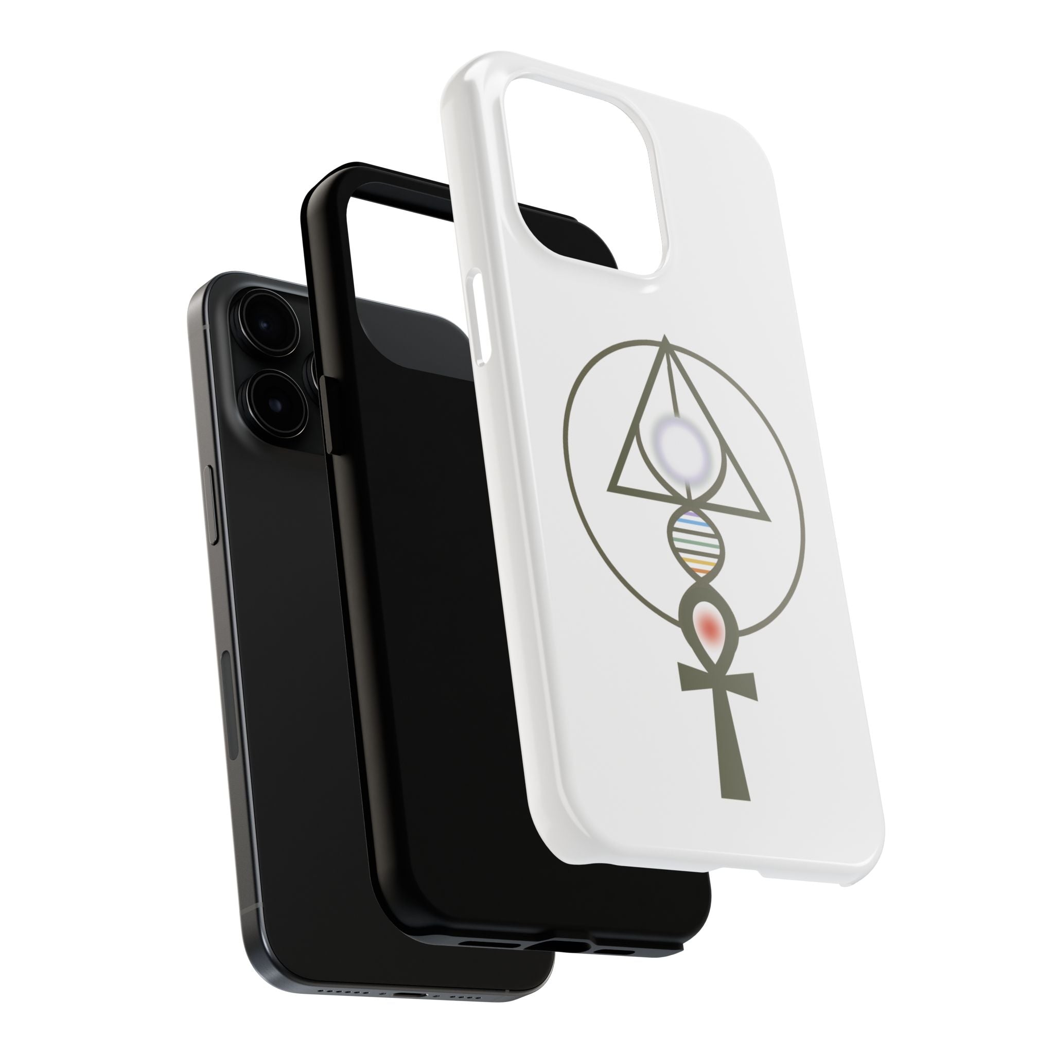 Binary Light Code Logo Phone Cover - Activated Apparel