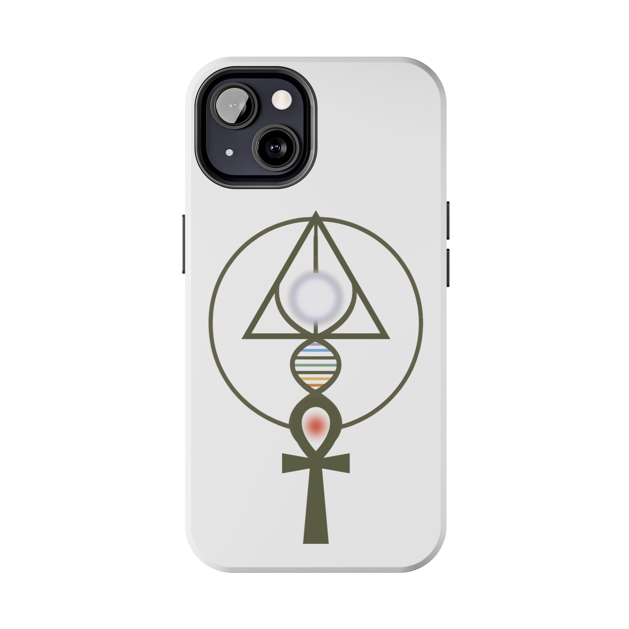 Binary Light Code Logo Phone Cover - Activated Apparel