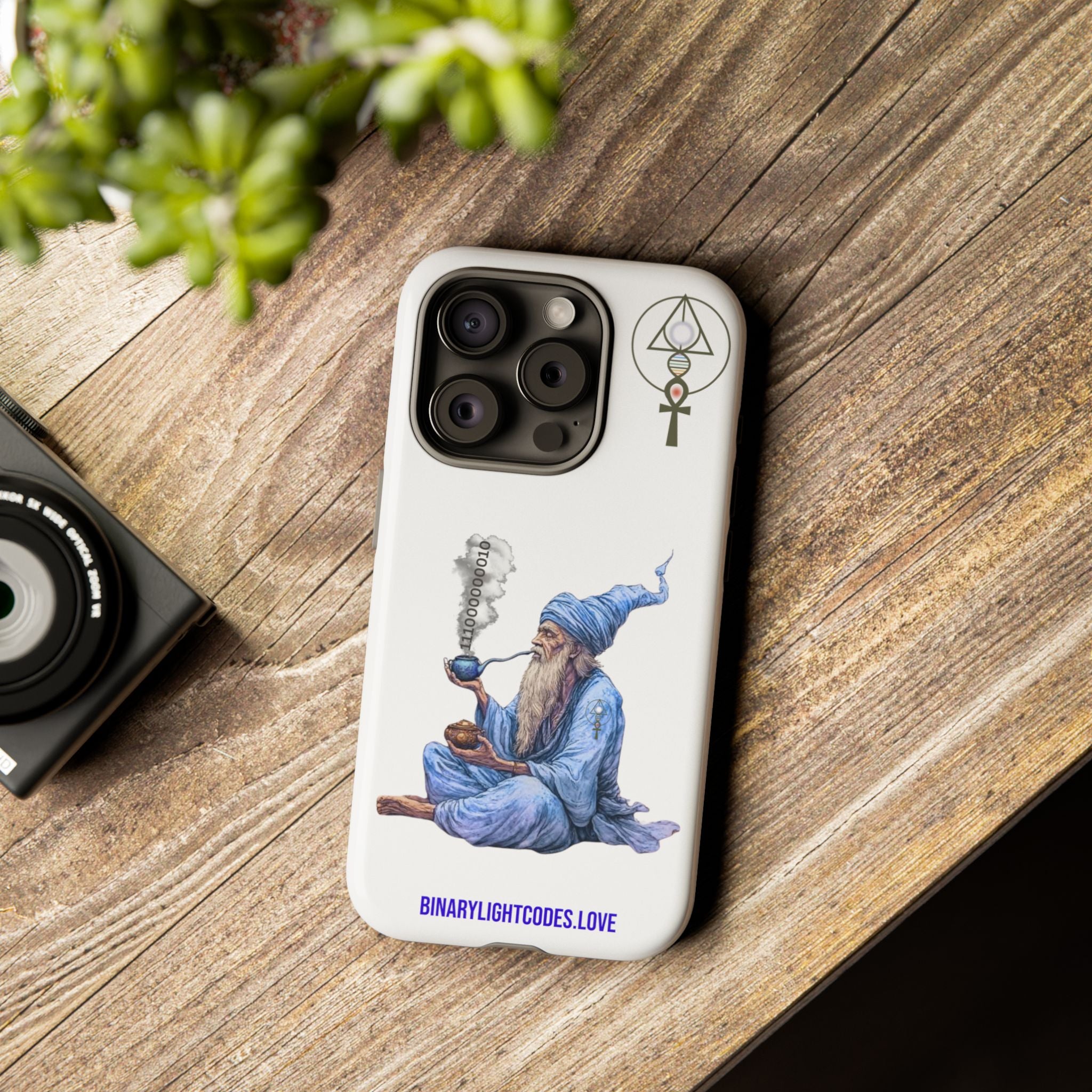 Binary Wizard Phone Case - Legacy Key in Smoke