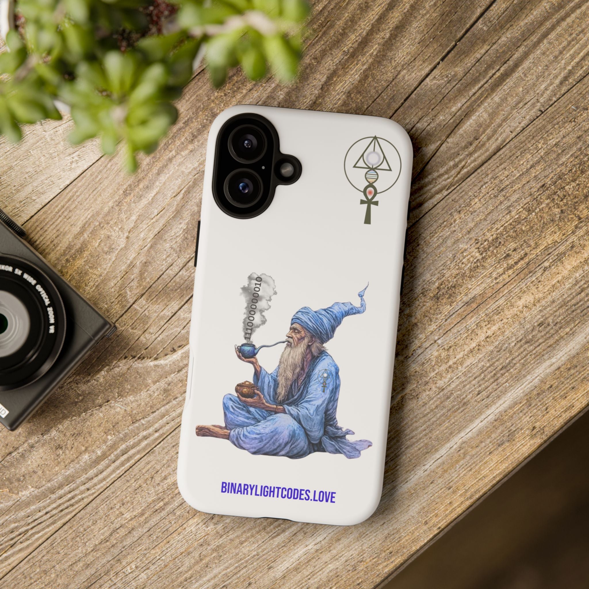 Binary Wizard Phone Case - Legacy Key in Smoke