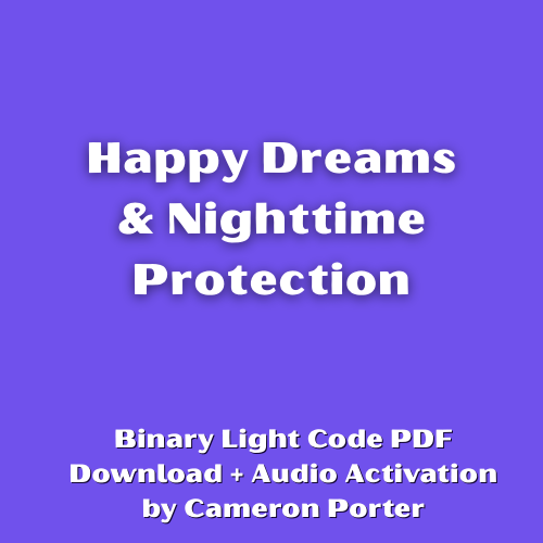Happy Dreams & Nighttime Protection PDF + Audio Activation by Cameron Porter