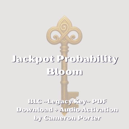 A Legacy Key: Jackpot Probability Bloom PDF Download + Audio Activation by Cameron Porter