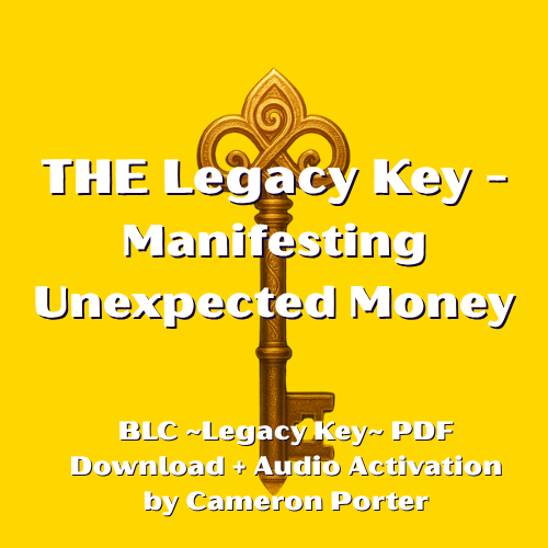 THE Legacy Key: Manifesting Unexpected Money PDF Download + Audio Activation by Cameron Porter