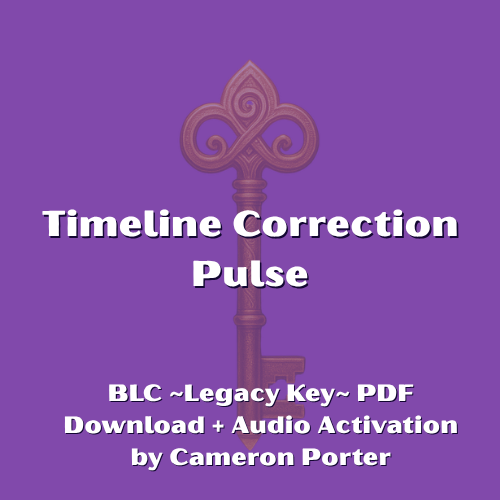A Legacy Key: Timeline Correction Pulse PDF Download + Audio Activation by Cameron Porter