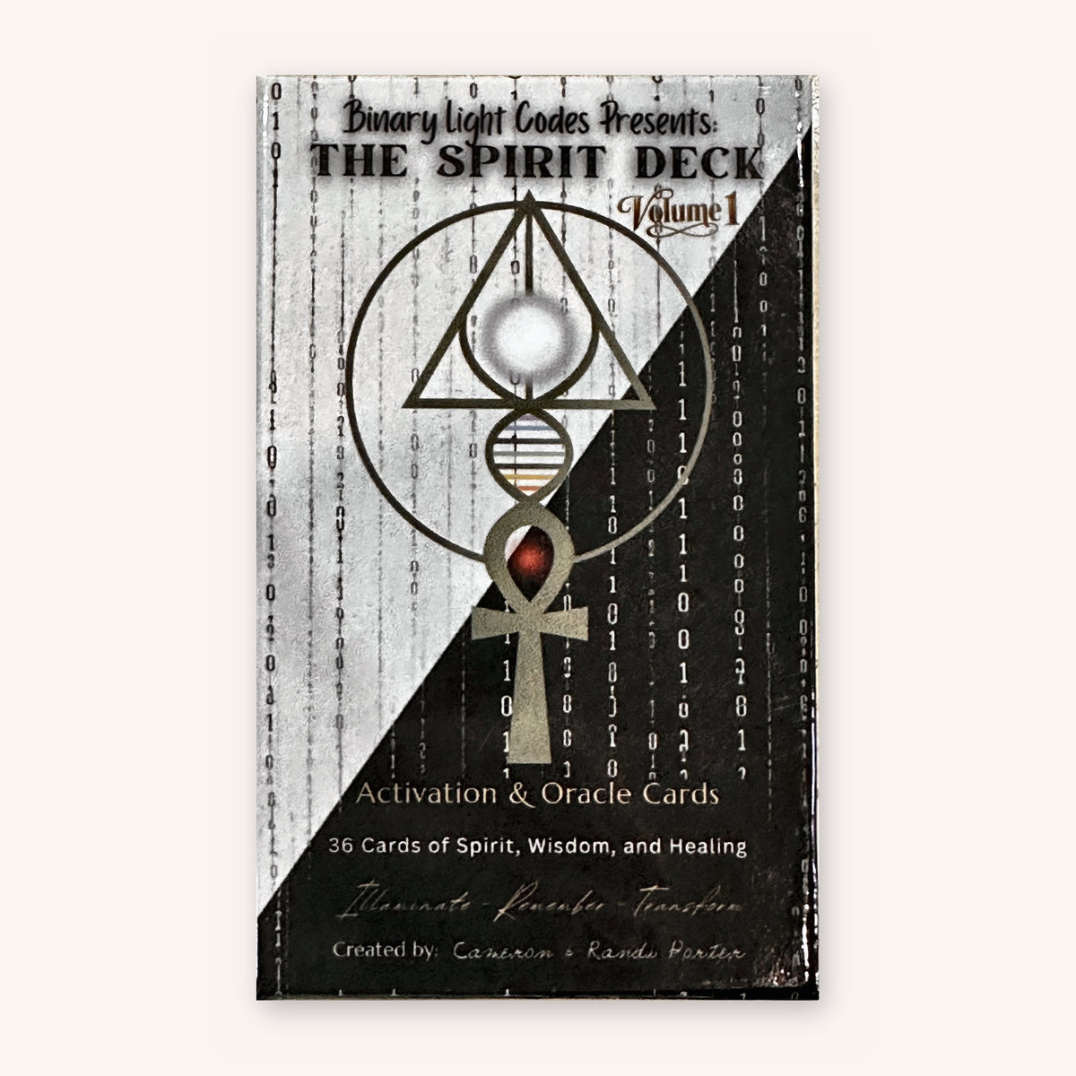 Binary Light Codes Spirit Deck Volume 1 box, front